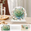 Acrylic Rose 5D DIY Diamond Art Paper Towel Storage Rack Decor for Home Decor