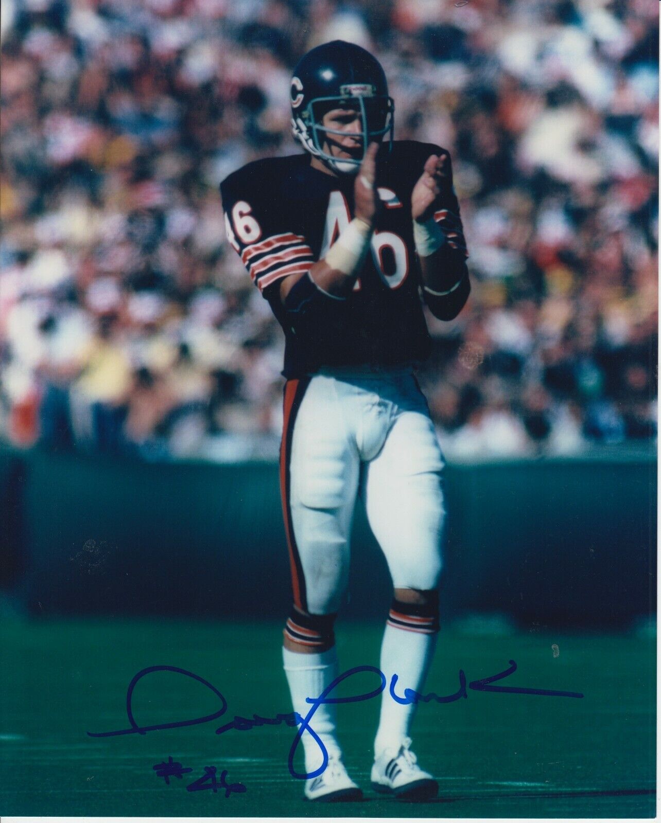 Doug Plank #2 8x10 Signed Photo Poster painting w/ COA Chicago Bears -