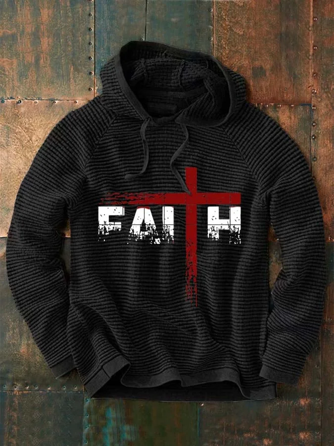 Men'S Faith Print Sweatshirt