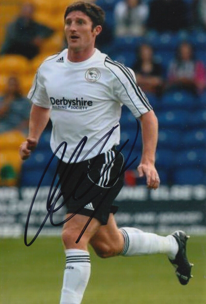 DERBY COUNTY HAND SIGNED JON MACKEN 6X4 Photo Poster painting 1.