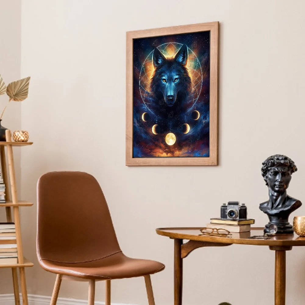Diamond Painting - Full Round Drill - Wolf(Canvas|30*40cm)