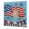 DIY Pre-Framed US Flag Button Art Canvas Kit
