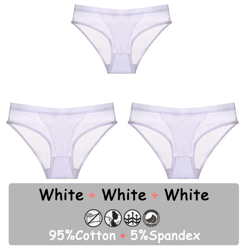 Billionm Seamless Panties Sexy Lingerie Mesh Female Underwear See-Through Underpants Low-Waist Briefs Girls Intimate Pantys