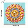 DIY Pre-Framed Mandala Button Art Canvas Kit
