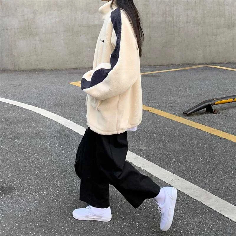 NiceMix oversize Women's Clothing spring fall winter new fashion patchwork coats thick jackets ladies plus size streetwear Korea