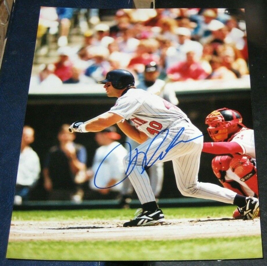 Marty Cordova Minnesota Twins SIGNED AUTOGRAPHED 8x10 Photo Poster painting COA Baseball MLB