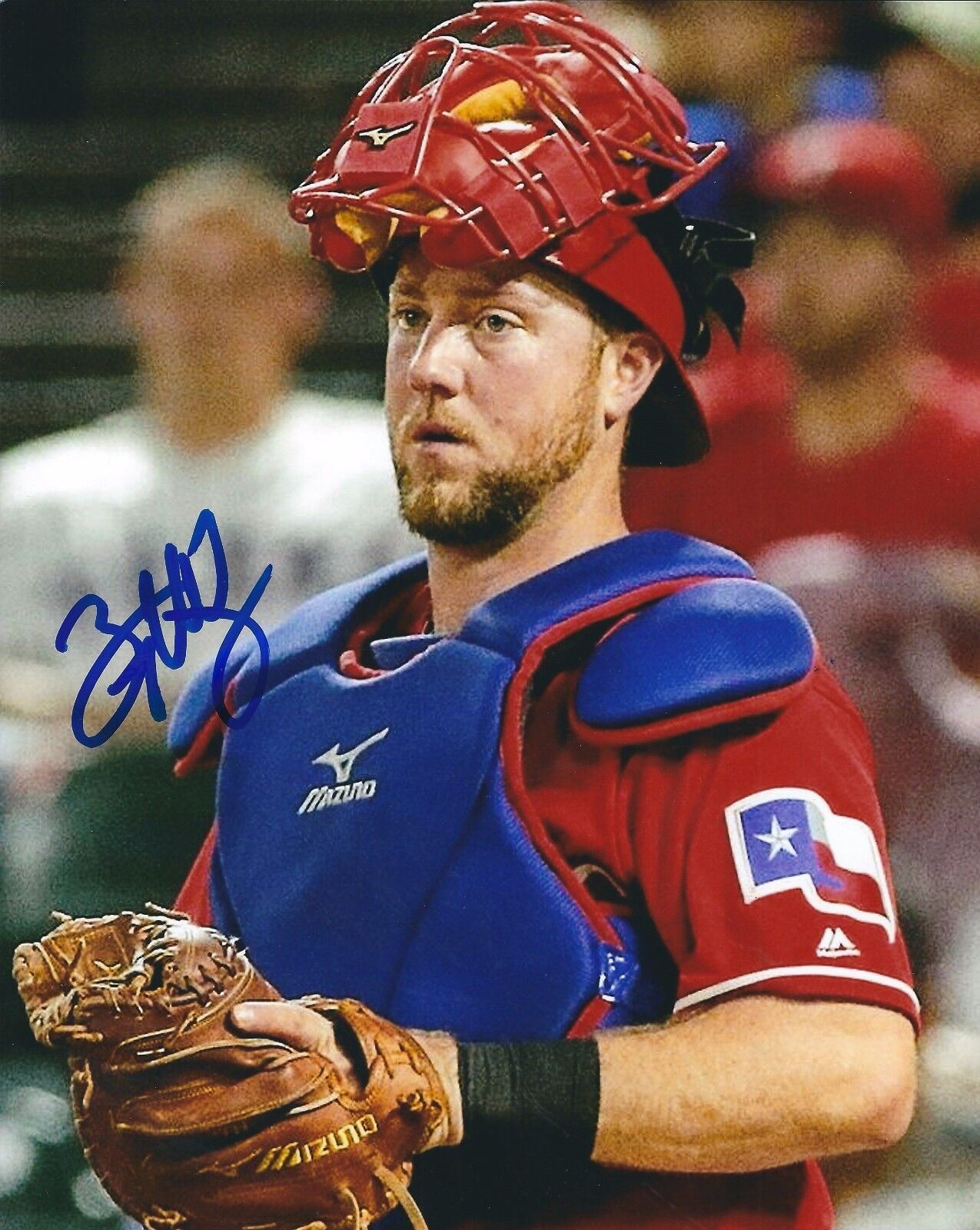 Signed 8x10 BRYAN HOLADAY TEXAS RANGERS Autographed Photo Poster painting - COA