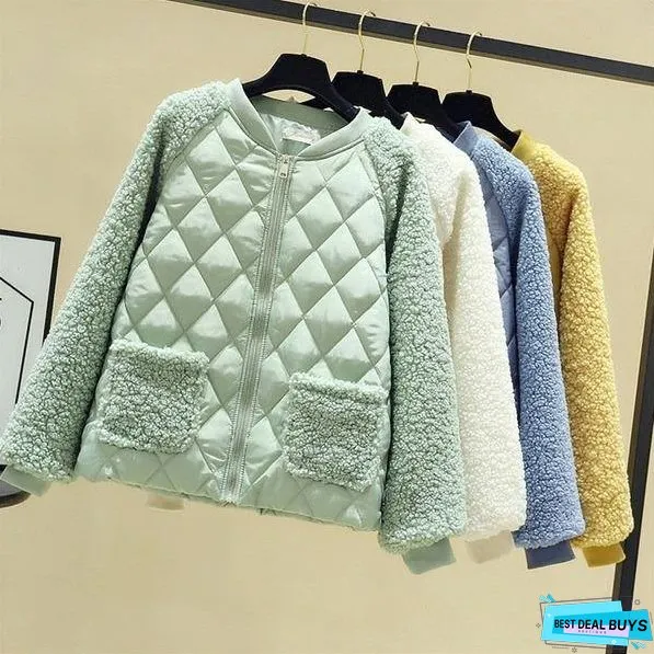 Women Coats Cotton-padded Jackets Plus Size Short Parka Mujer Slim Winter Jacket