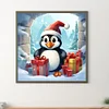 Diamond Painting-DIY Full Round Drill Gift-Giving Penguin
