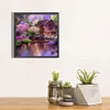 Diamond Painting -DIY Round Drill Waterwheel Landscape(40*40 CM)