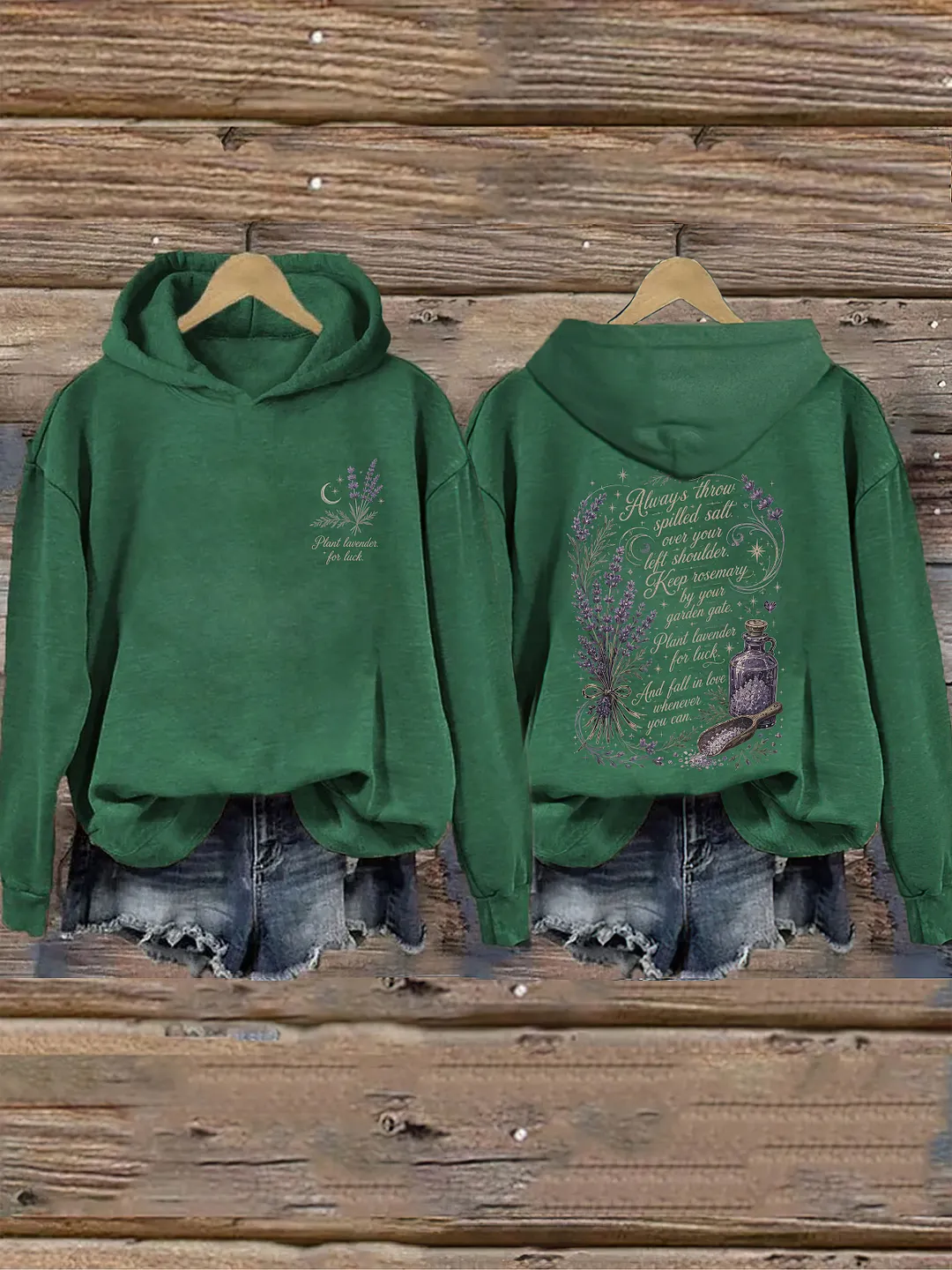 Plant Lavender For Luck Hoodie