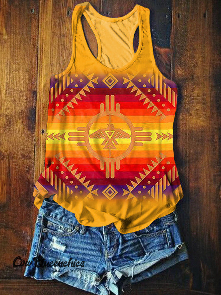 Women&rsquo;s Vintage Aztec Art Tank Top Multicolor / S