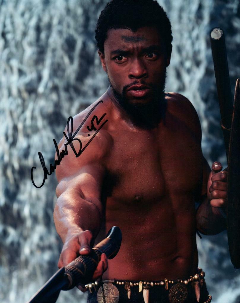 Chadwick Boseman autographed 8x10 Photo Poster painting signed Picture Very Nice and COA