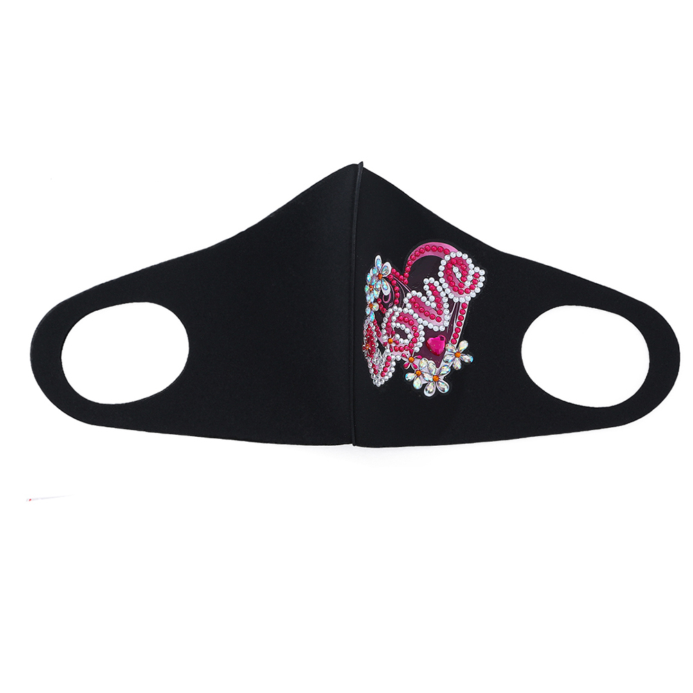 

Lovely Pink Butterfly - Face Cover - 5D DIY Craft, 501 Original