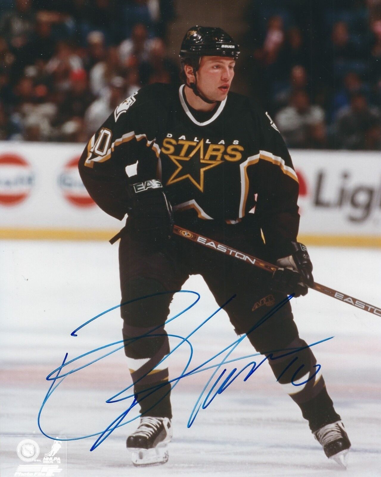 Signed 8x10 BRENDEN MORROW Dallas Stars Autographed Photo Poster painting - COA