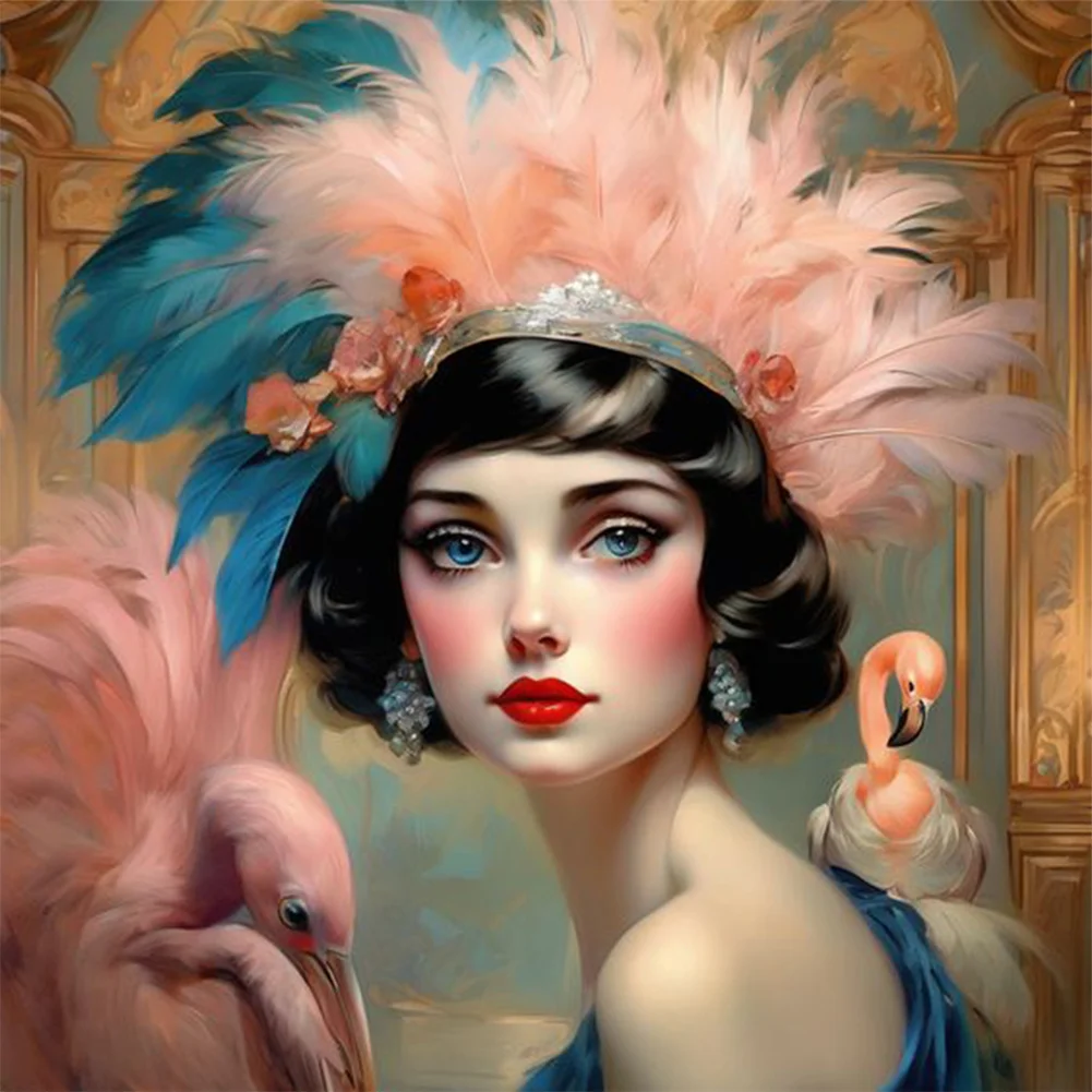 DIY Paint By Number 40*40cm - Lady