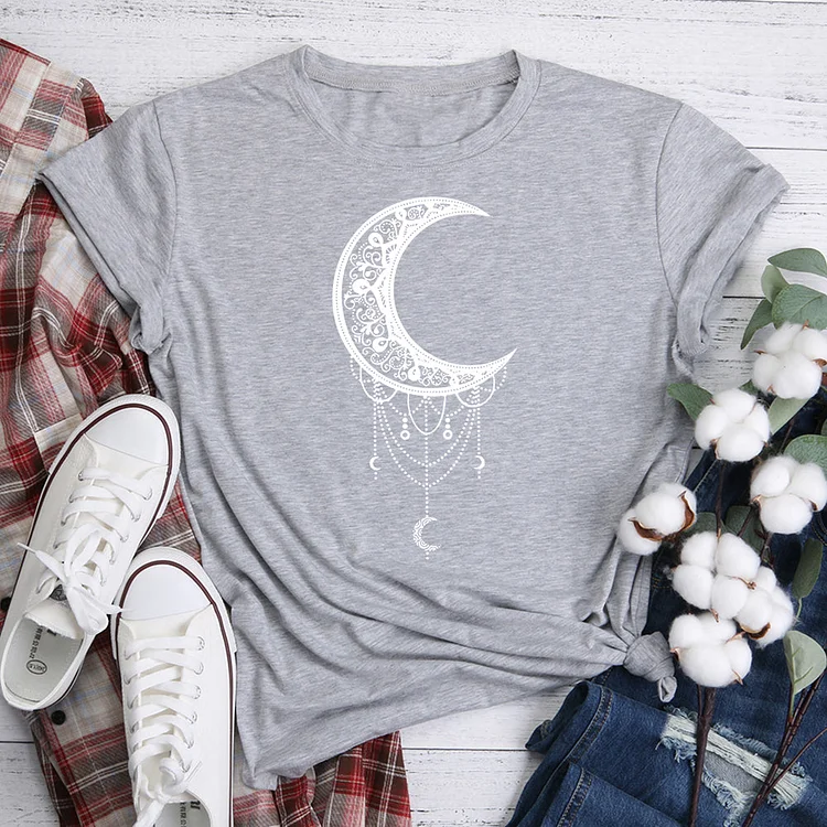 Mandala Moon  T-Shirt Tee-06205