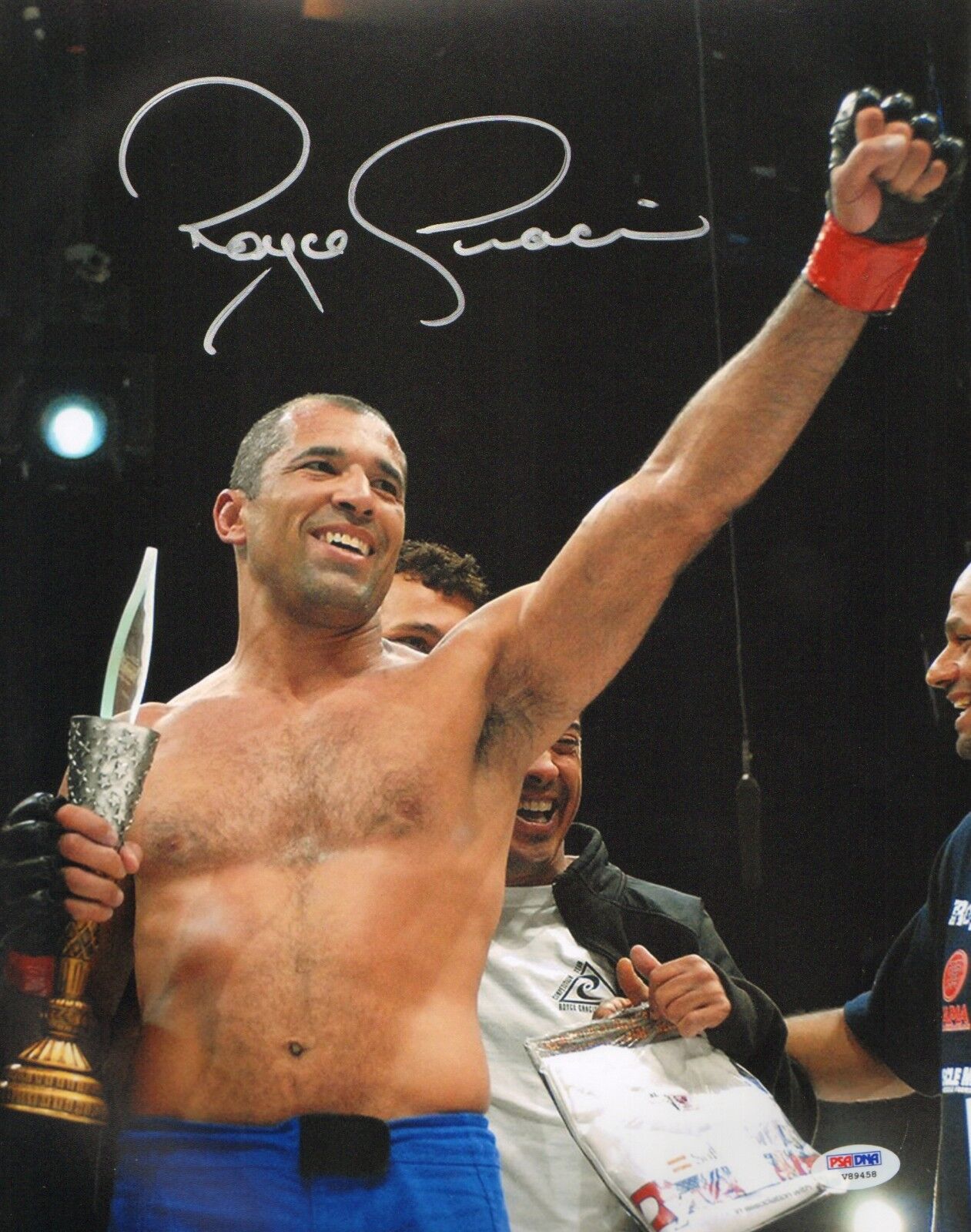 Royce Gracie Signed Pride 11x14 Photo Poster painting PSA/DNA COA Picture 1 2 3 4 5 60 Auto UFC