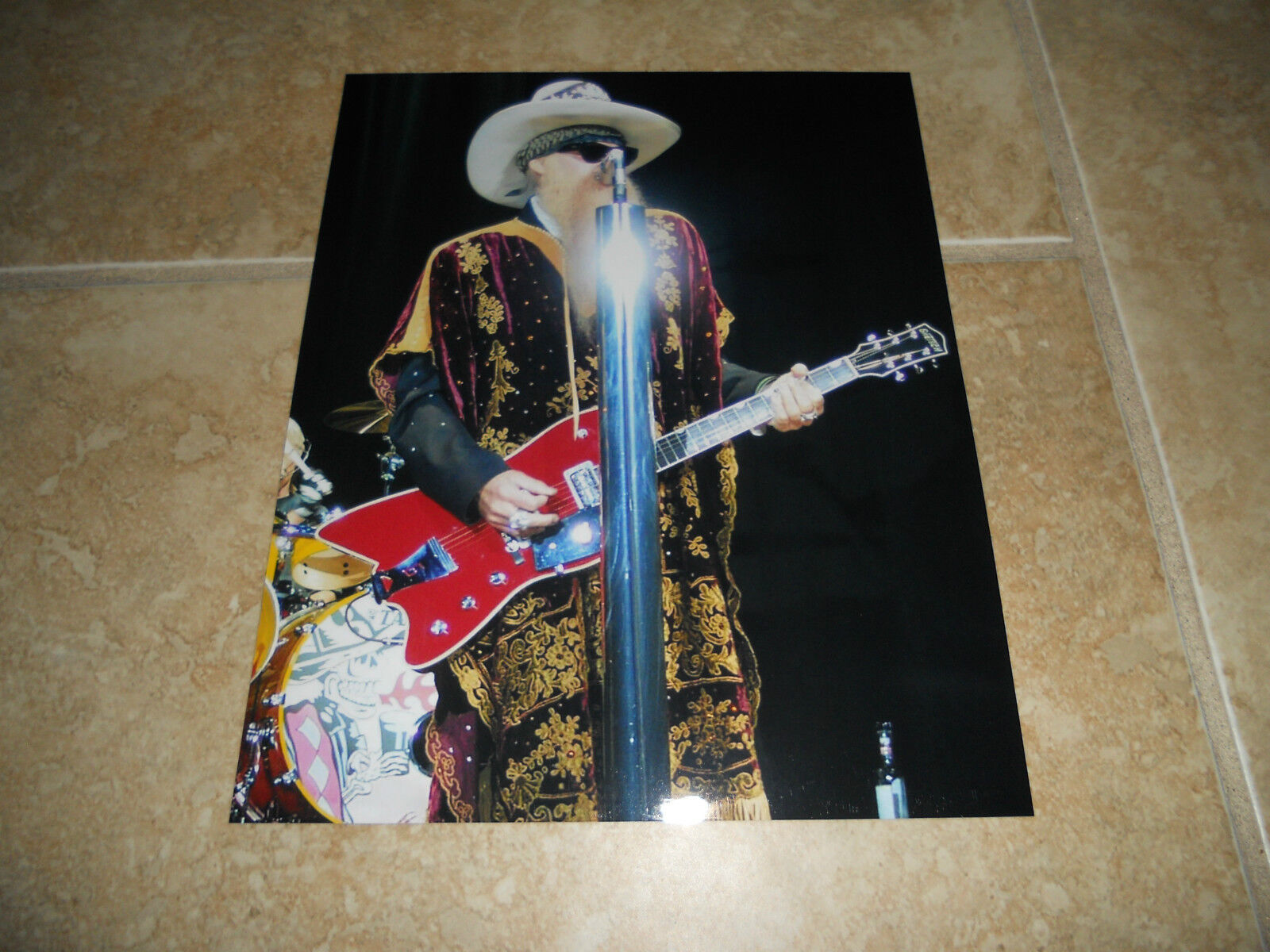 ZZ Top Live 8x10 Concert Photo Poster painting Billy Gibbons #2