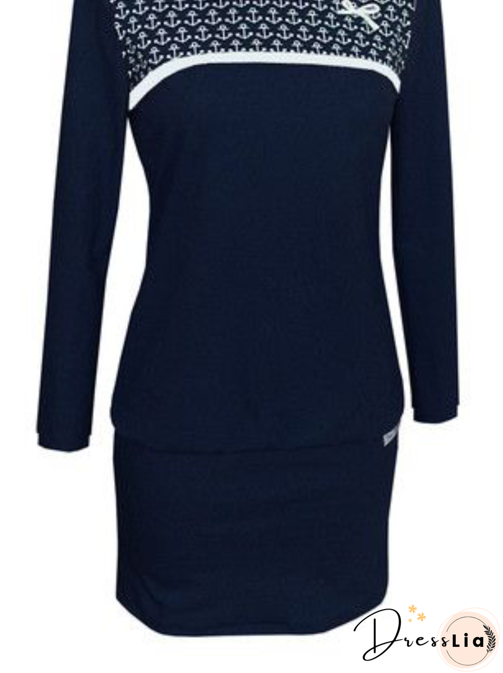 Plus size Long Sleeve Casual Knitting Dress