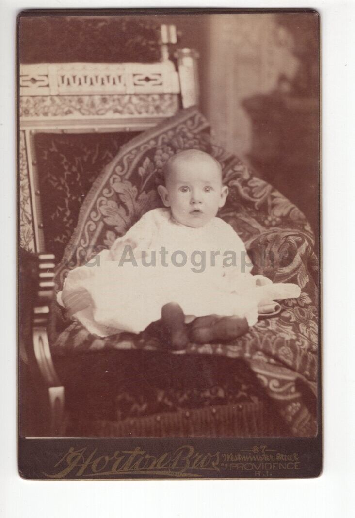 19th Century Child - Cabinet Card Photo Poster painting - Providence, Rhode Island