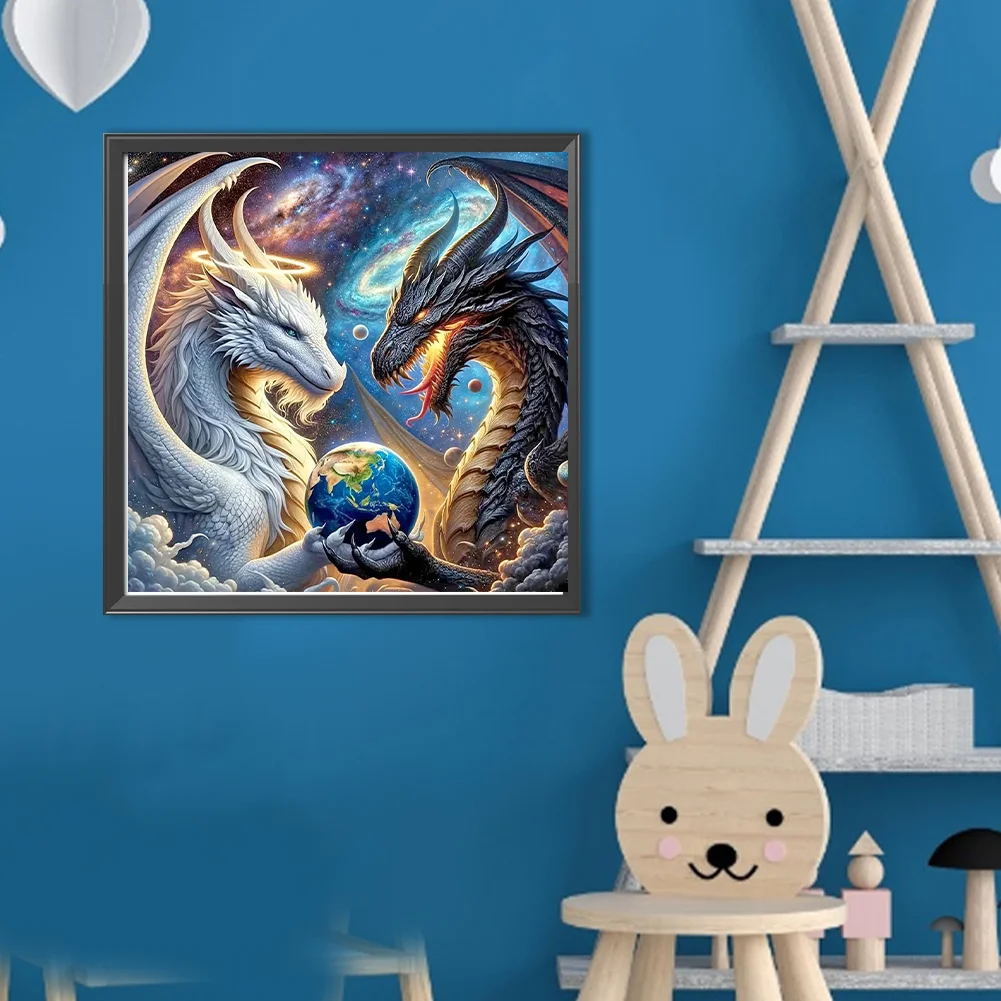Diamond Painting - Full Round Drill - Dragon(Canvas|40*40cm)