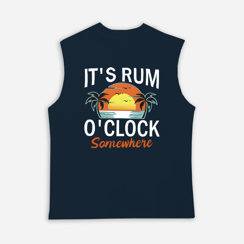  Tropical Sunset Graphic Tank Top for Men - Perfect for Summer Vacations