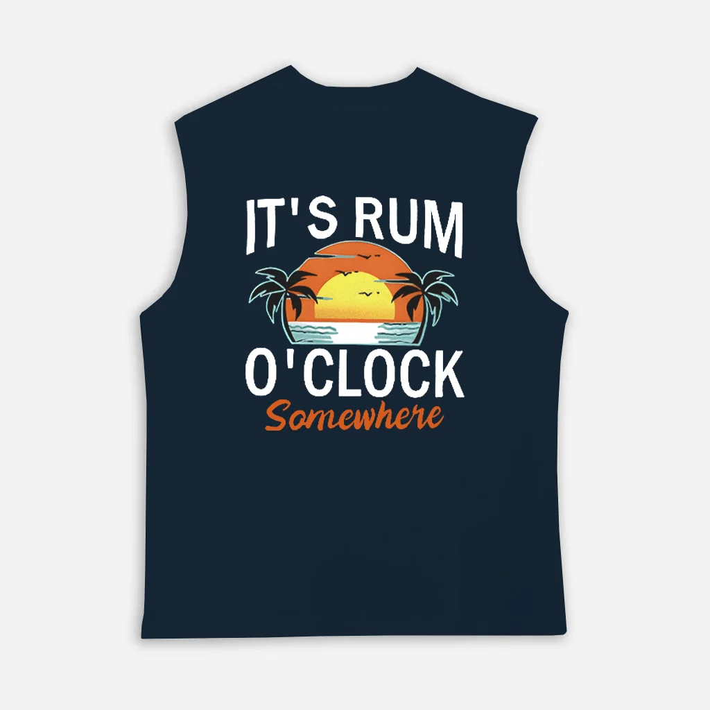  Tropical Sunset Graphic Tank Top for Men - Perfect for Summer Vacations