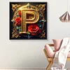 Diamond Painting -DIY Round Drill Letter P