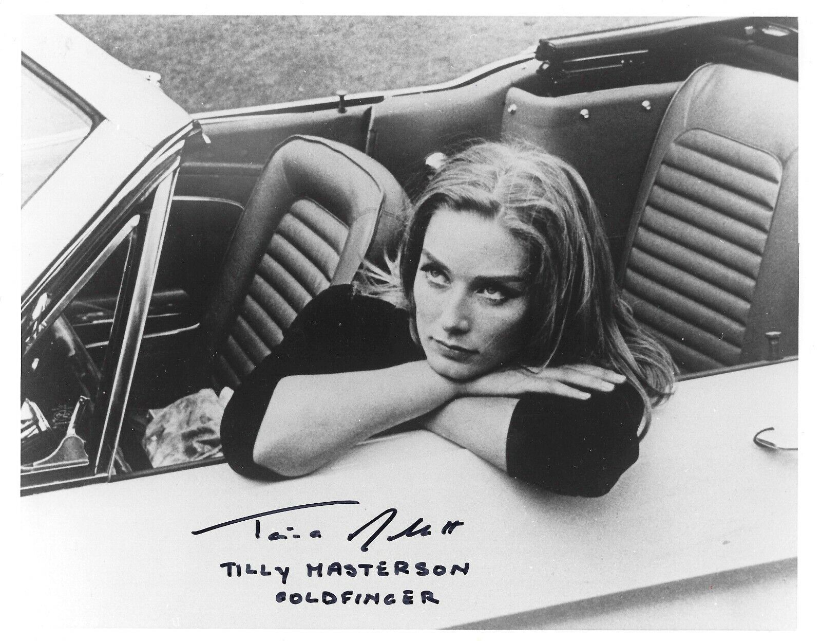 TANIA MALLET SIGNED 007 JAMES BOND GOLDFINGER 8x10 Photo Poster painting 4 UACC RD AUTOGRAPH