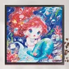 Mermaid Princess-14CT Stamped Cross Stitch Egyptian Cotton 65*65cm/25.59*25.59in(Big Size) tapestrymarket