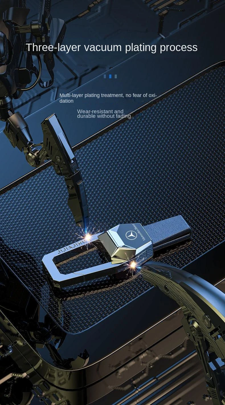 Mecha style car keychain