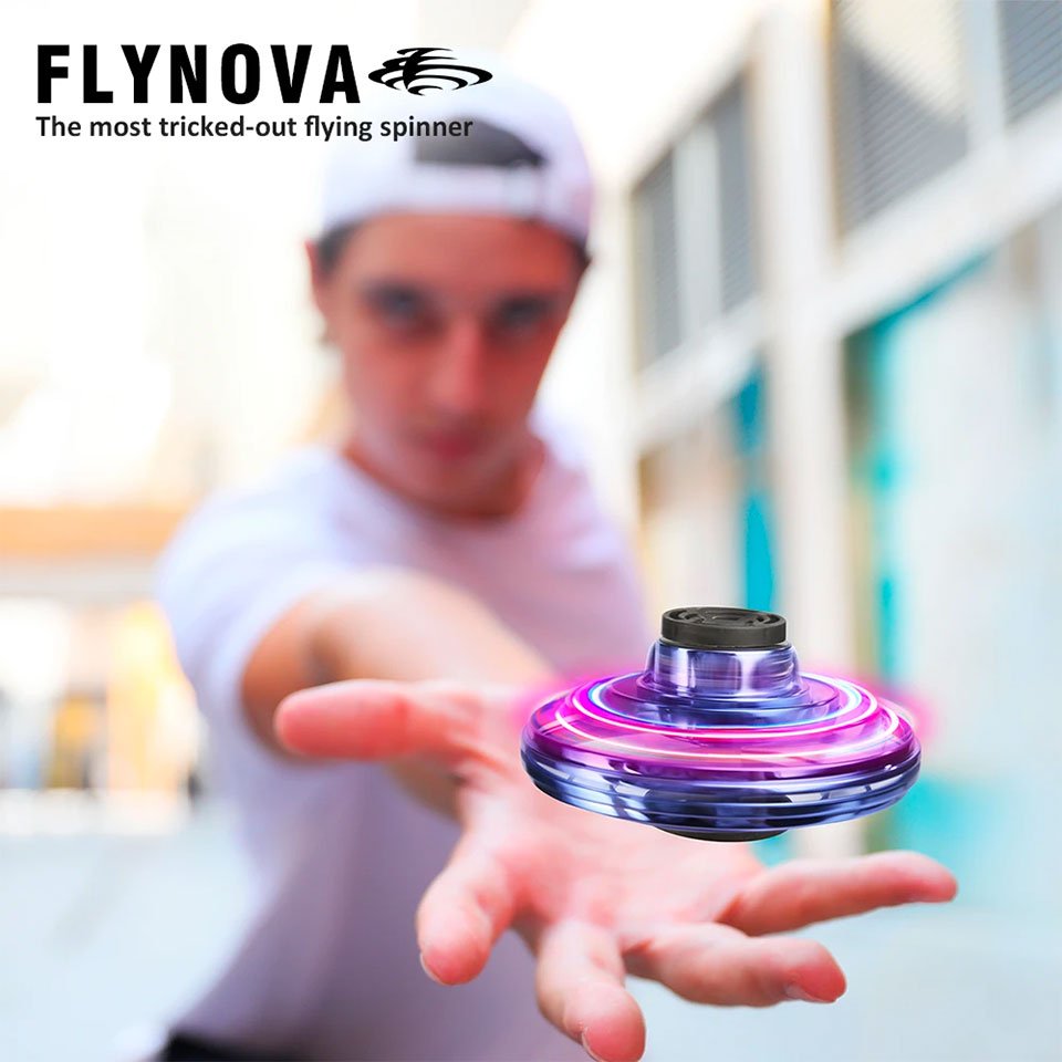 The FlyNova Flying Spinner Is a Tiny Boomerang Drone