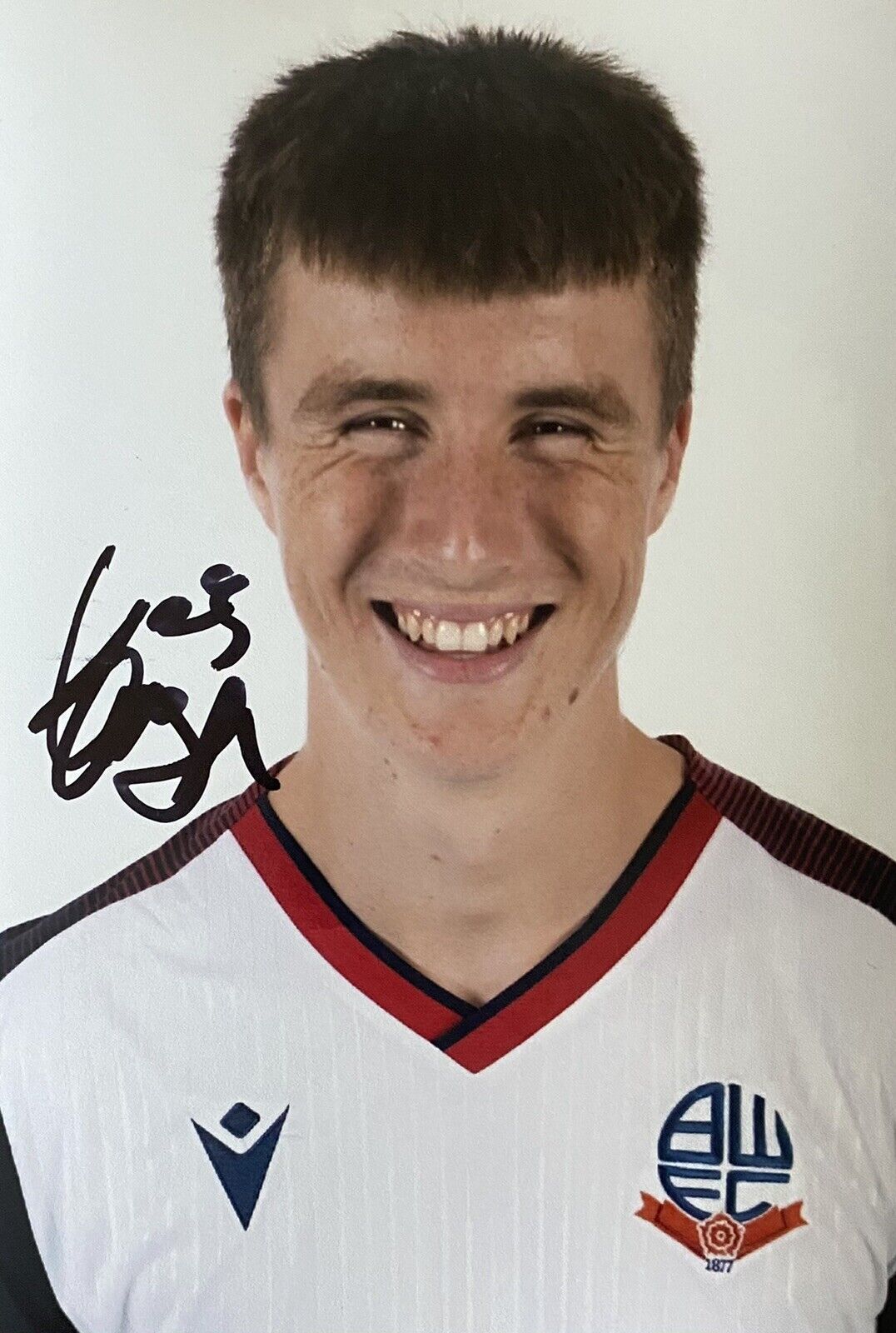 George Thomason Genuine Hand Signed Bolton Wanderers 6X4 Photo Poster painting