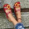 Gioiacombo&trade; 2023 Nuovi sandali in stile etnico con fiori tridimensionali