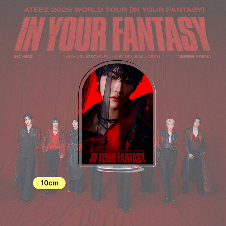 Ateez 2025 World Tour 'In Your Fantasy' Acrylic Member Stand