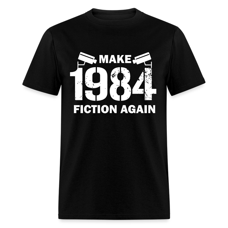 Make 1984 Fiction Again Distressed Classic T-Shirt