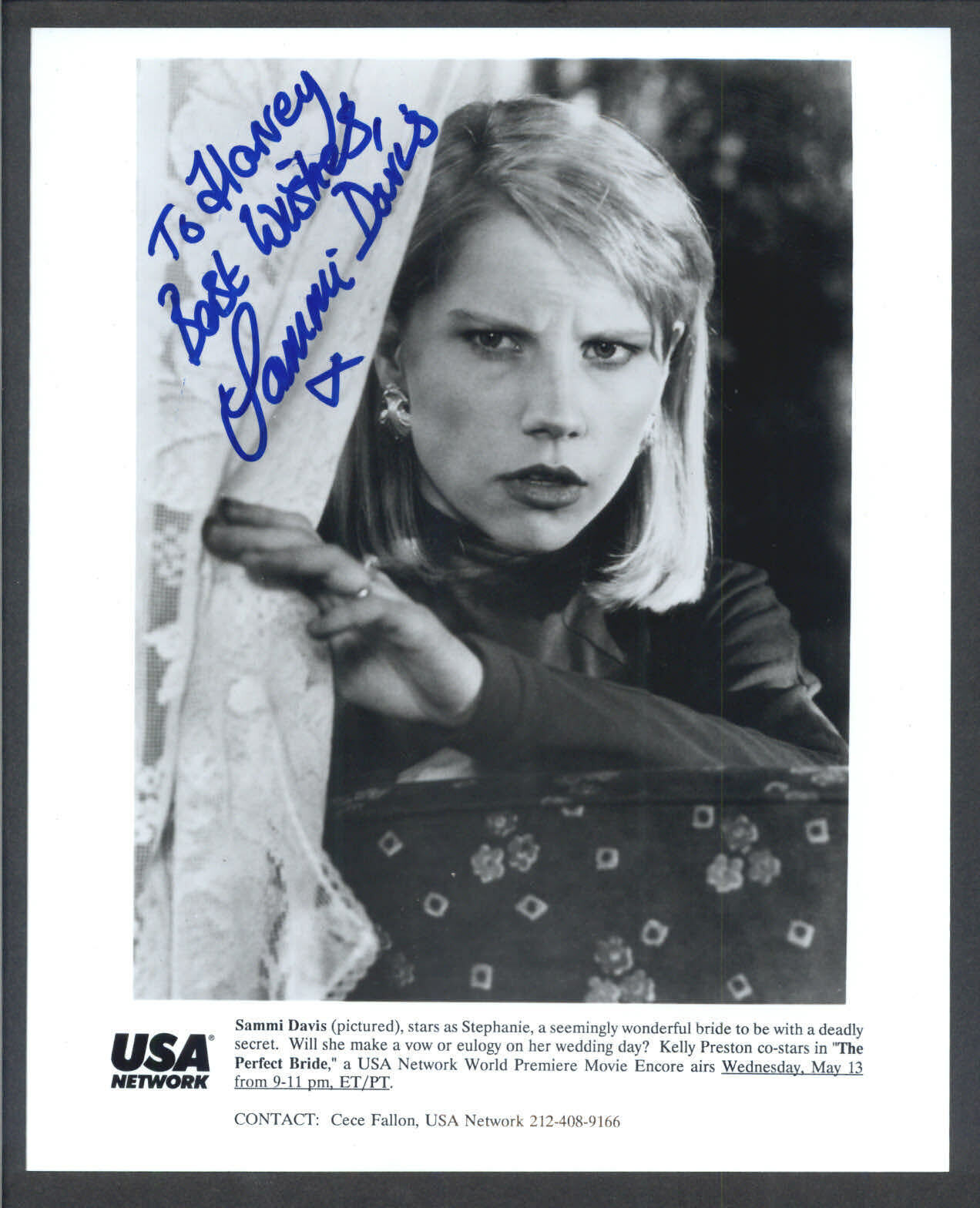 Sammi Davis - Signed Autograph Movie Still - The Perfect Bride