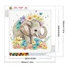 Diamond Painting-DIY Crystal Rhinestone Elephant