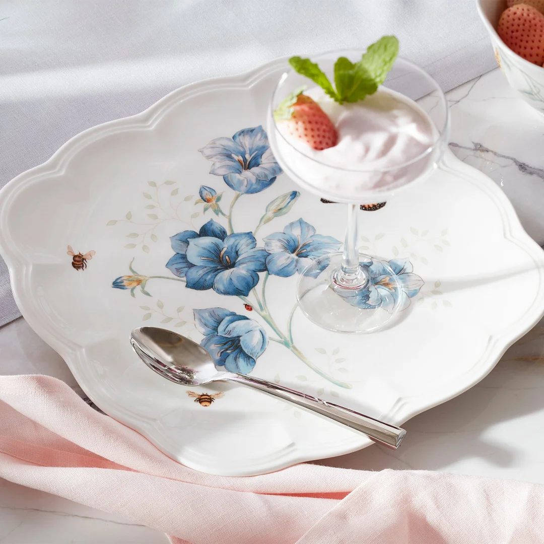 Butterfly Meadow Square Dinner Plate