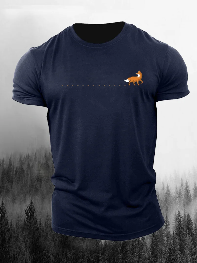 Fox Printed Short Sleeve Men's T-Shirt in  mildstyles