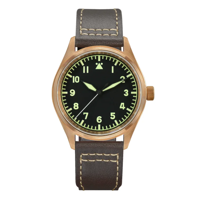 San Martin Bronze Pilot Watch Military YN55A Mens Watch SN030-Q San Martin Watch san martin watchSan Martin Watch
