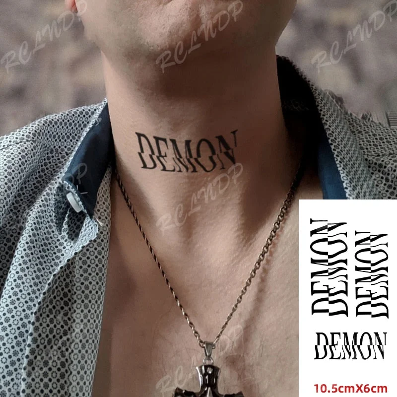 Waterproof Temporary Tattoo Sticker Anime Cartoon Kids Sea Love Pattern Flash Tatoo Fake Tatto Body Art for Woman Men