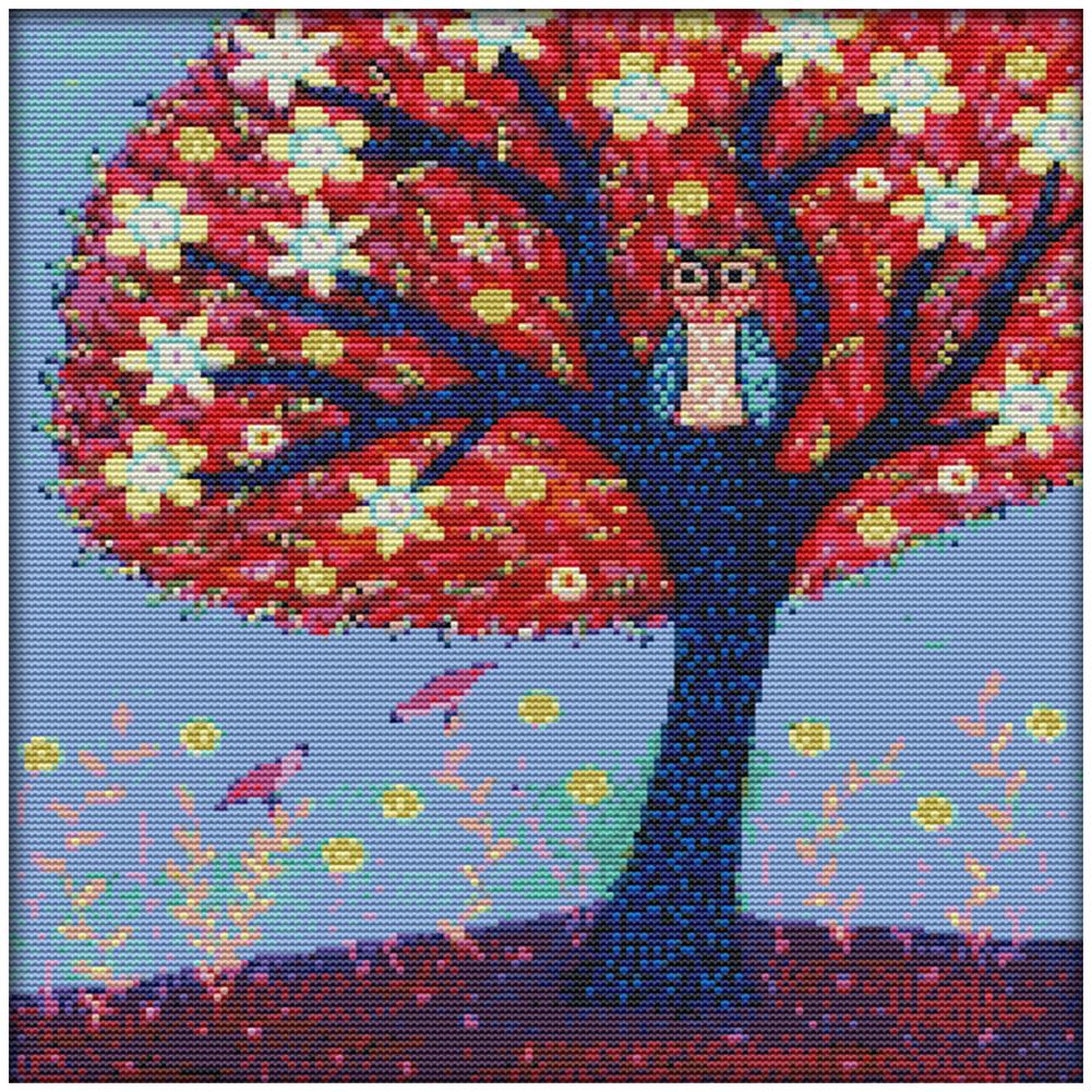 

Yearning For Spring - 14CT Stamped Cross Stitch - 36*36cm, 501 Original