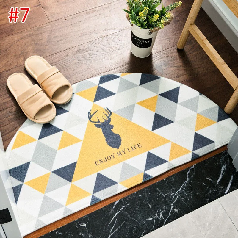 Rainbow Doormat Non-slip Floor Mat Cartoon Cat Kitchen Rug Doormat Absorbent Bathroom Entrance Dog Front Door Mat  Living Room