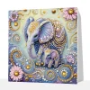 (Pre-Framed)Elephant-Special Shape Diamond Painting Kit(25x25cm)