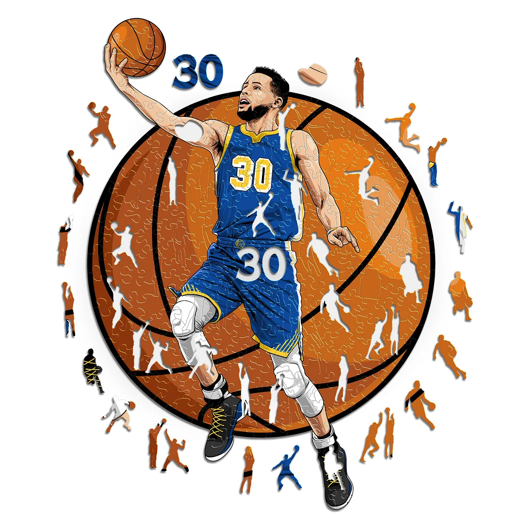Jeffpuzzle™-All-G.O.A.T. Puzzles® - Stephen Curry