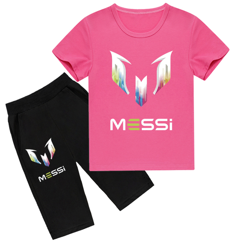 Mayoulove Messi Kids Shorts Set - Stylish Soccer Outfit for Boys  Girls, Perfect for Fans-Mayoulove