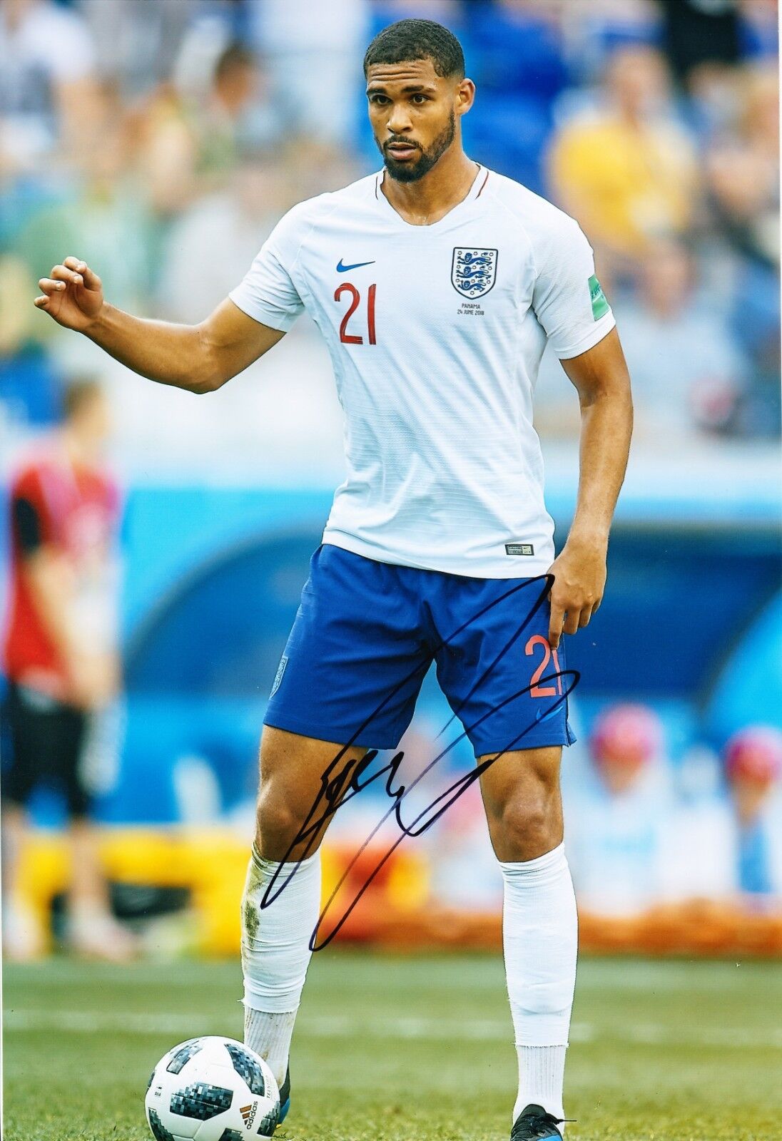 Ruben Loftus-Cheek Signed 12X8 Photo Poster painting ENGLAND WORLD CUP 2018 AFTAL COA (9024)