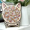 126-Piece Morandi-Style Colorful Dog Puzzle - Wooden Set